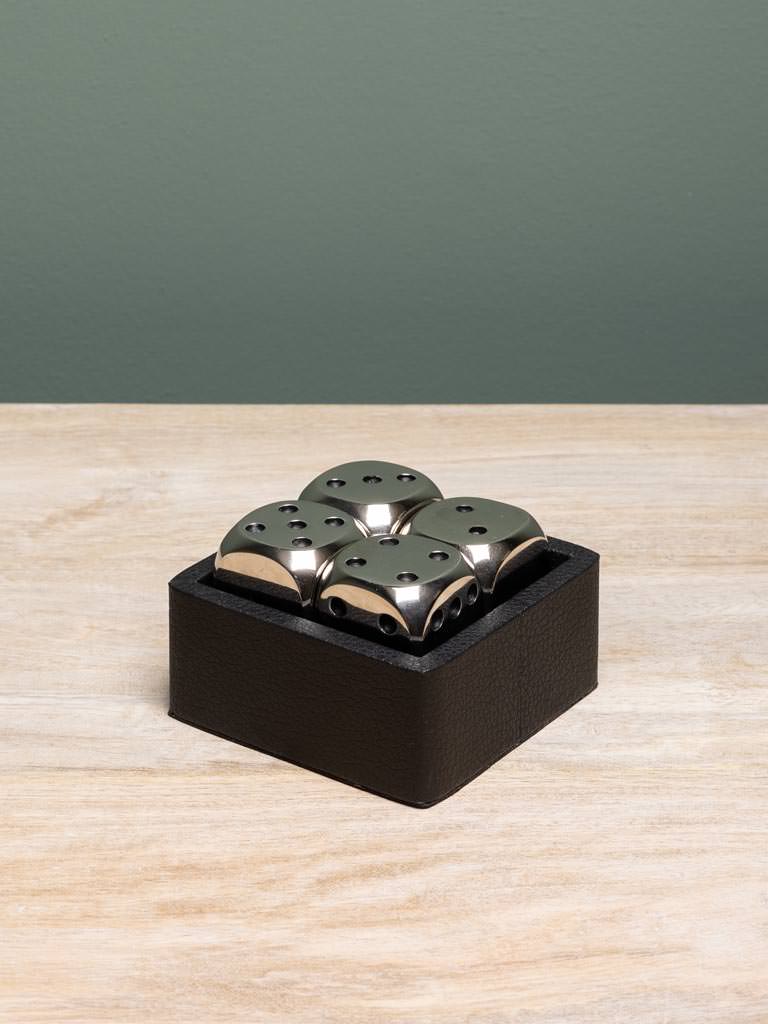 Silver Aluminium Dice