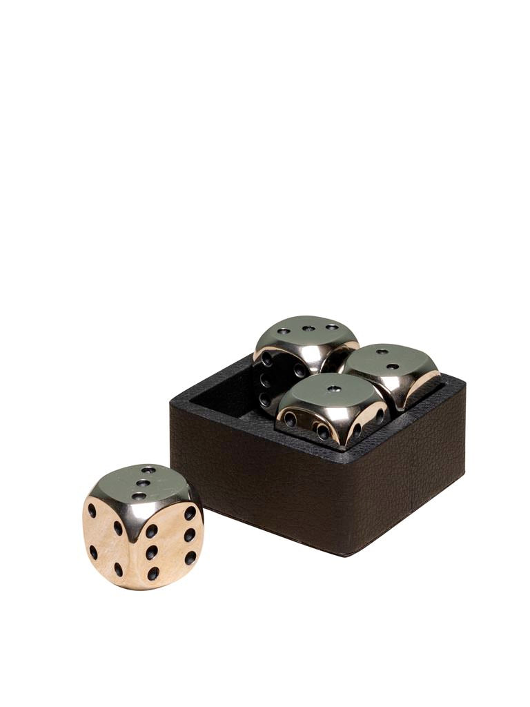 Silver Aluminium Dice