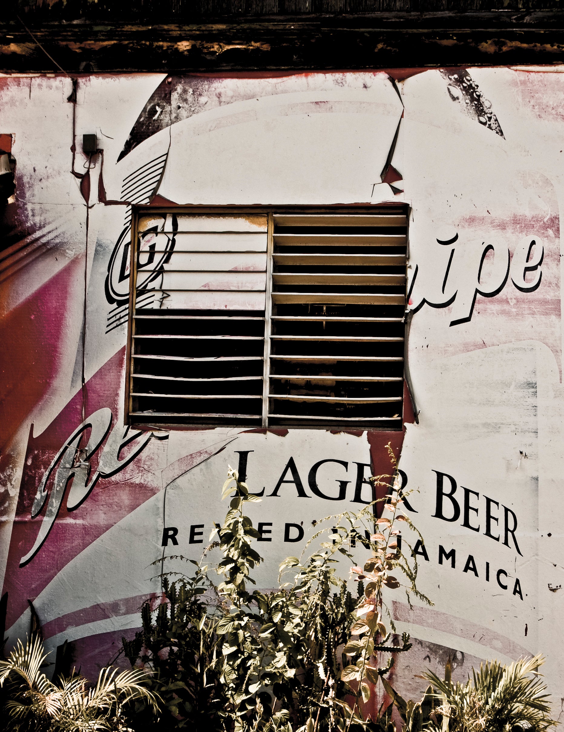 Red Stripe | Framed Colour Photographic Print