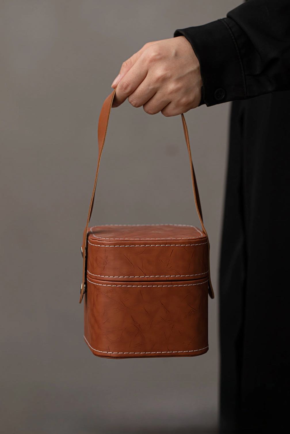 Hand-Painted Travel Teapot Gaiwan Set